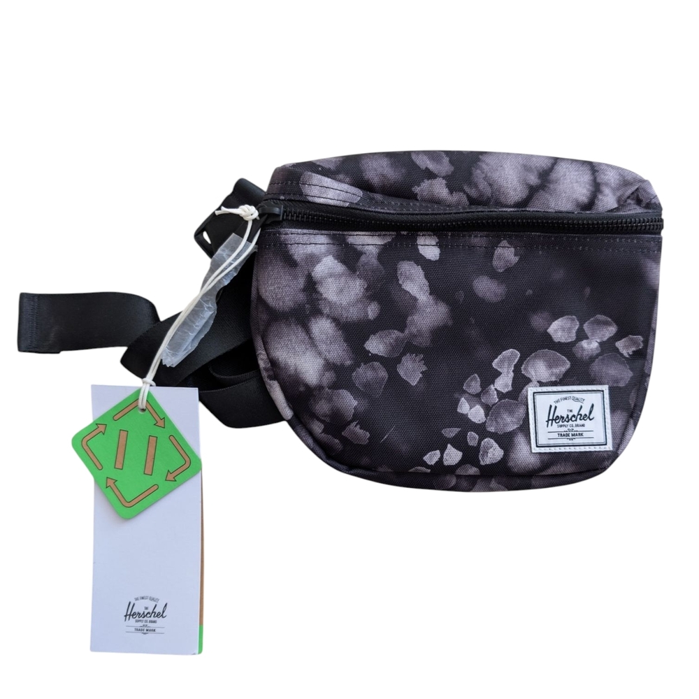 Herschel Black and Gray Patterned Waist Bag - Picture 1 of 4